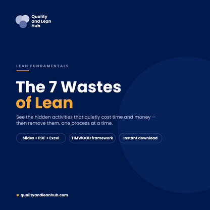 THE 7 WASTES OF LEAN — TRAINING DECK + ACTION PLAN