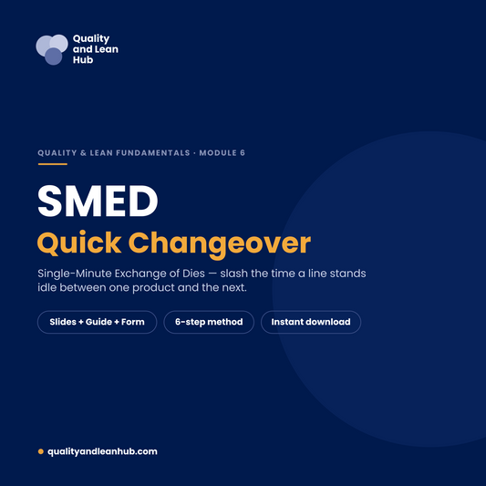 SMED — QUICK CHANGEOVER TOOLKIT