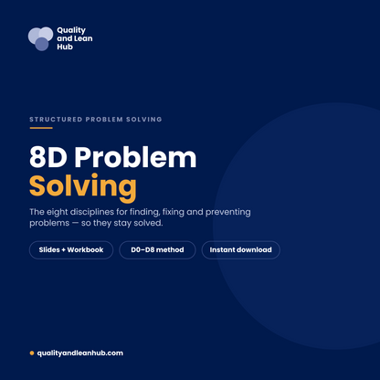 8D PROBLEM SOLVING — TRAINING DECK + WORKBOOK