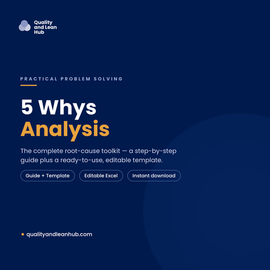 5 WHYS ANALYSIS — ROOT CAUSE TOOLKIT