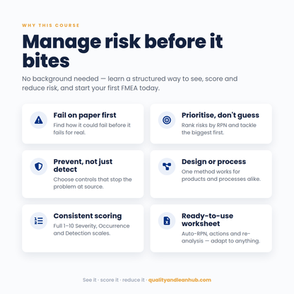 FMEA — FAILURE MODES & EFFECTS ANALYSIS