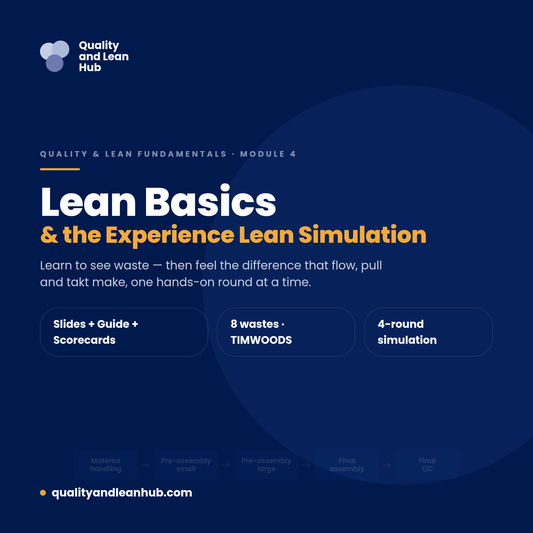 LEAN BASICS & THE EXPERIENCE LEAN SIMULATION
